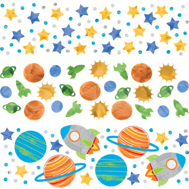 Blast Off Birthday Confetti (34g pack) – product image 1