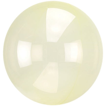 Crystal Clearz Yellow Balloon - 18"