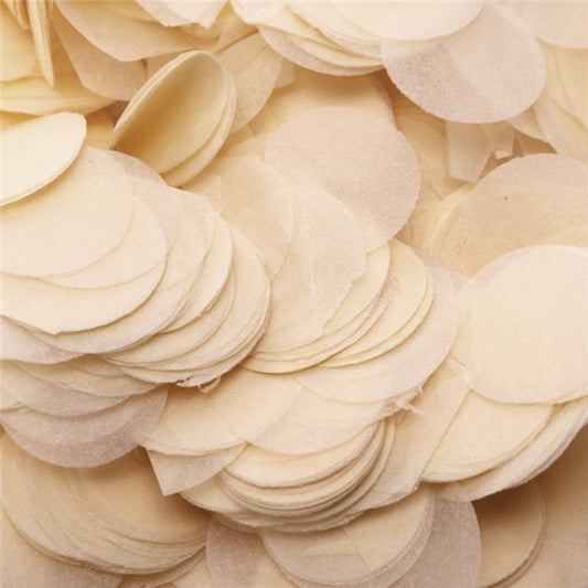 Ivory Paper Confetti (100g bag)