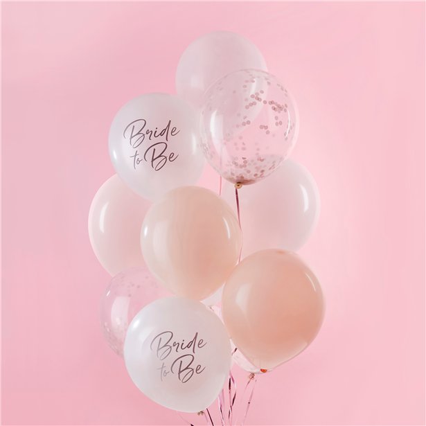 Bride To Be Balloon Bundle - 12" Latex (12pk)