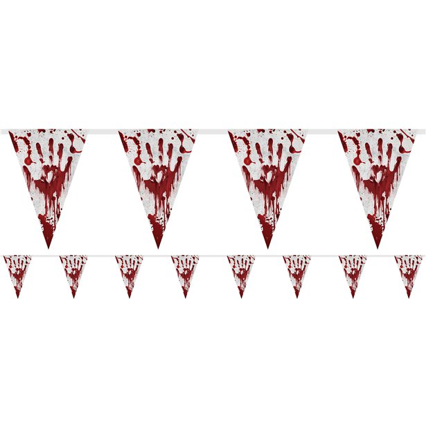 Bloody Paper Bunting - 3m