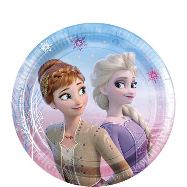 Disney Frozen 2 Wind Spirit Paper Plates - 20cm (8pk)