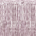 Dusky Pink Foil Curtain - 2.5m – product image 1