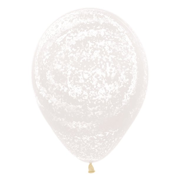 Graffiti Frosty White Balloons - 12" Latex (25pk) – product image 2