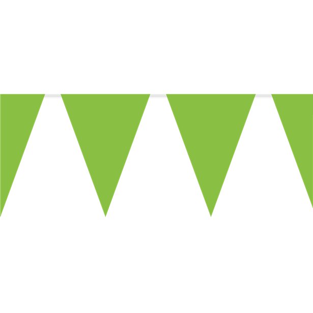 Green Plastic Bunting - 10m – product image 1