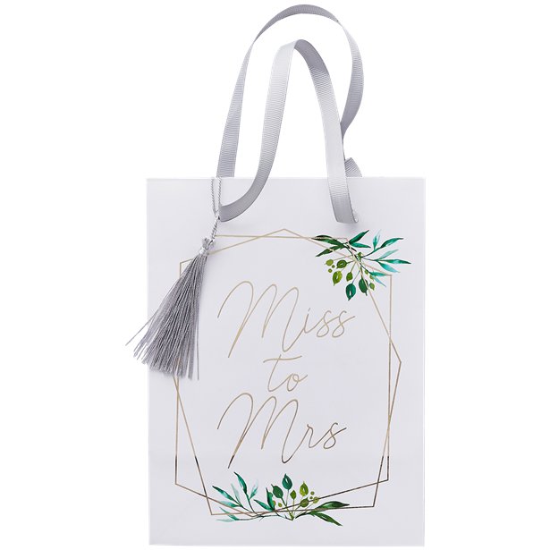 Botanical Hen Miss To Mrs Paper Party Bags (5pk)