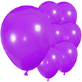 Purple Balloons with Ribbon - 9" Latex (30pk) – product image 1