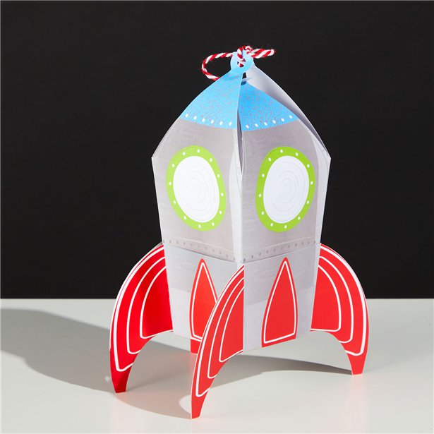 Blast Off Birthday Favour Boxes (8pk) – product image 3