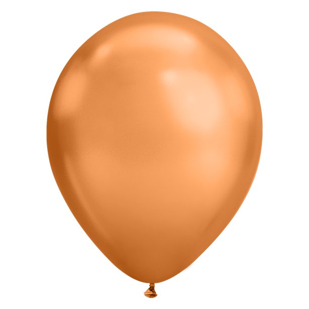 Copper Chrome Balloons - 11" Latex (100pk) – product image 2