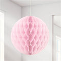 Baby Pink Honeycomb Ball Decoration - 20cm – product image 1