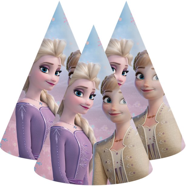 Disney Frozen 2 Wind Spirit Party Hats (6pk)