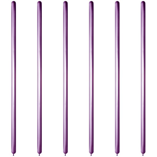 Violet Reflex Modelling Balloons - 260Q Latex (50pk)