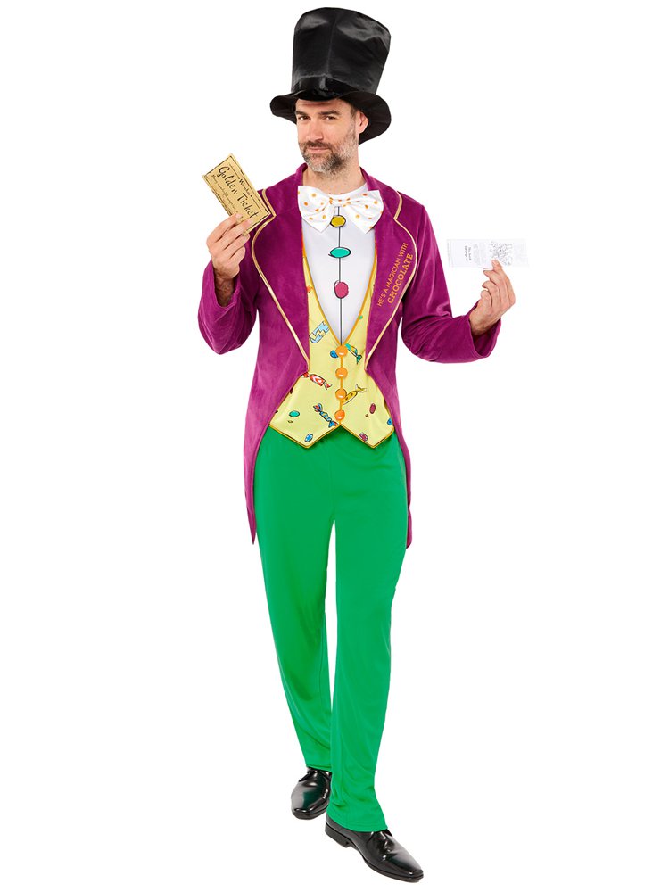 Roald Dahl Willy Wonka - Adult Costume