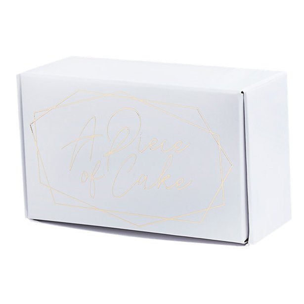 Geometric Greenery Wedding Cake Boxes (10pk) – product image 1