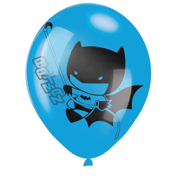 Batman & Joker Balloons - 11" Latex (6pk) – product image 3