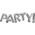 Party Silver Foil Phrase Balloon