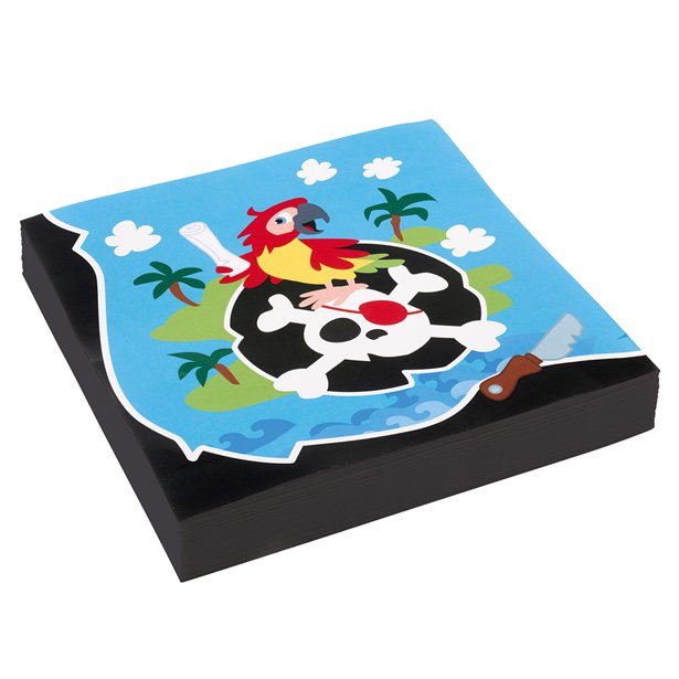 Captain Pirate Paper Napkins - 33cm (20pk) – product image 1