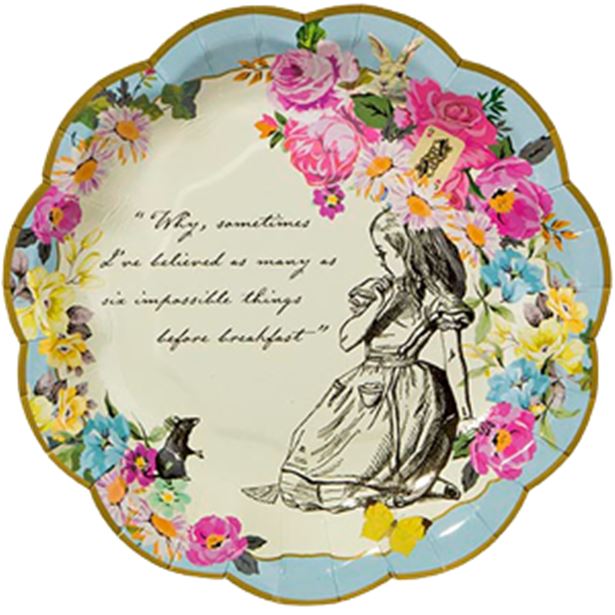 Alice in Wonderland Plates - 17cm (12pk) – product image 3
