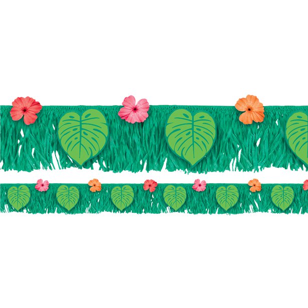 Tropical Jungle Fringe Banner - 1.77m – product image 1