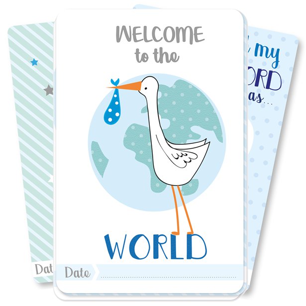 Baby Boy Moment Cards (30pk) – product image 1