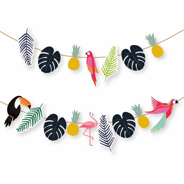 Club Tropicana Paper Garland - 2m