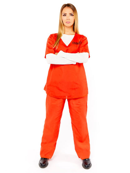 Orange Inmate Costume - Adult Costume