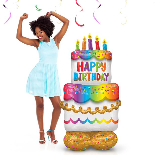 Cake AirLoonz Air Fill Foil Balloon - 53" – product image 2