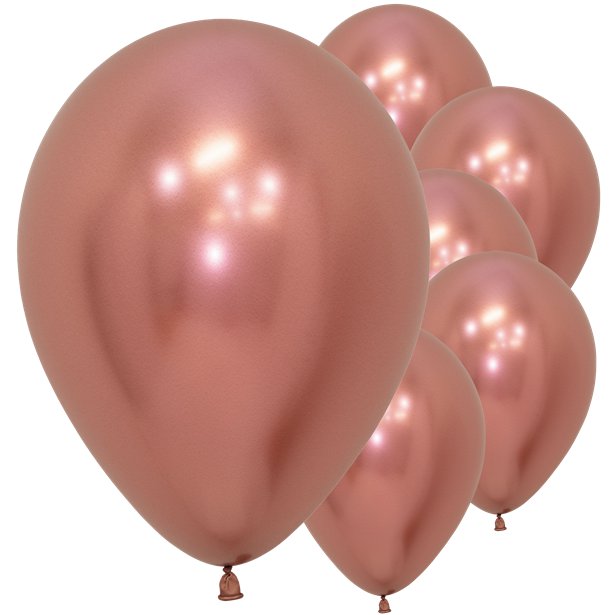 Rose Gold Reflex Balloons - 12" Latex (50pk) – product image 1