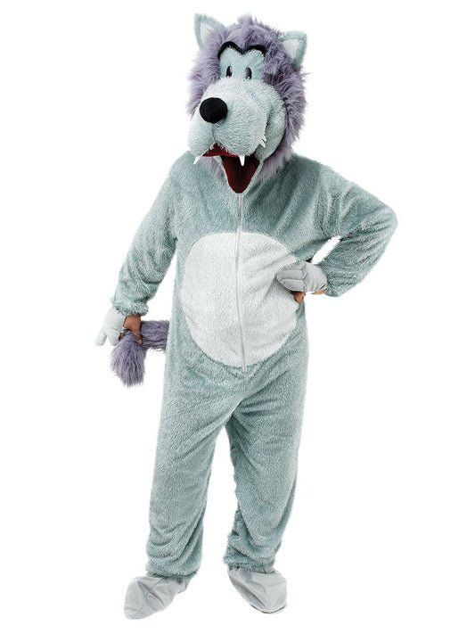 Big Head Wolf - Adult Costume