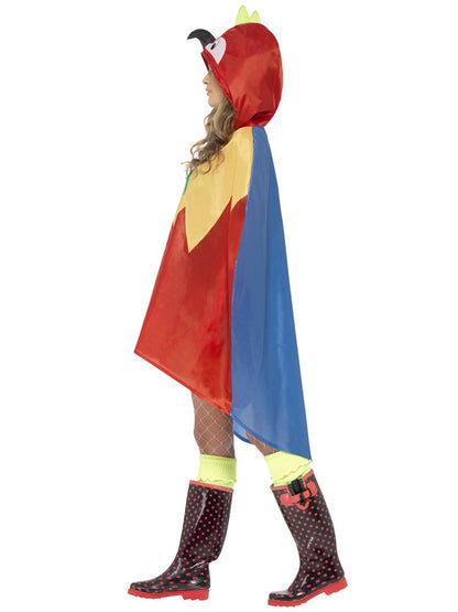 Parrot Party Poncho - Adult Costume