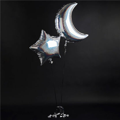 Moon & Star Balloons - Foil (2pk)