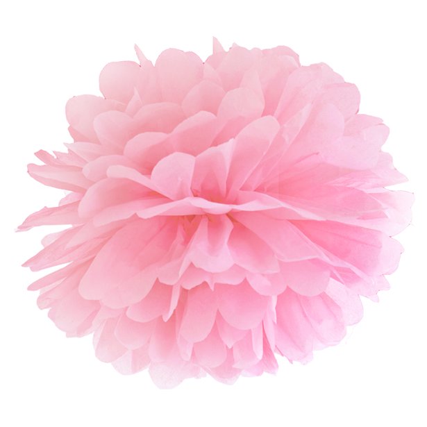 Light Pink Pom Pom Decoration - 25cm – product image 1