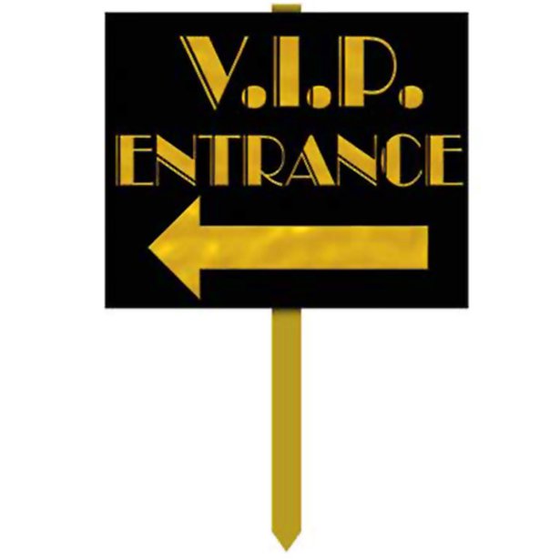 VIP Entrance Sign - 15'' – Party Delights Wondergroup