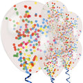 Assorted Confetti Balloon Balloons - 11" Latex (6pk) – product image 1