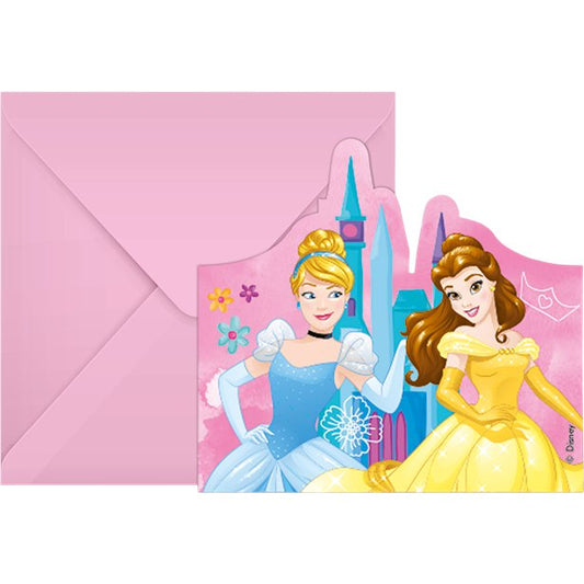 Disney Princess Live Your Story Invitations (6pk)