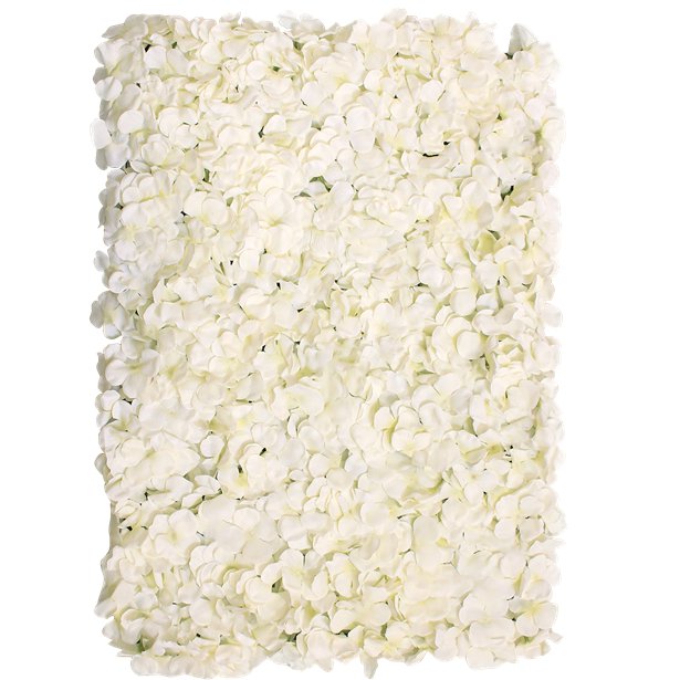 Cream Hydrangea Flower Wall - 40 x 60cm