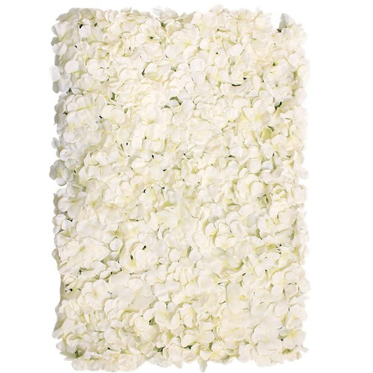 Cream Hydrangea Flower Wall - 40 x 60cm