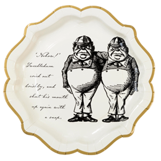 Alice in Wonderland Plates - 23cm (12pk) – product image 3