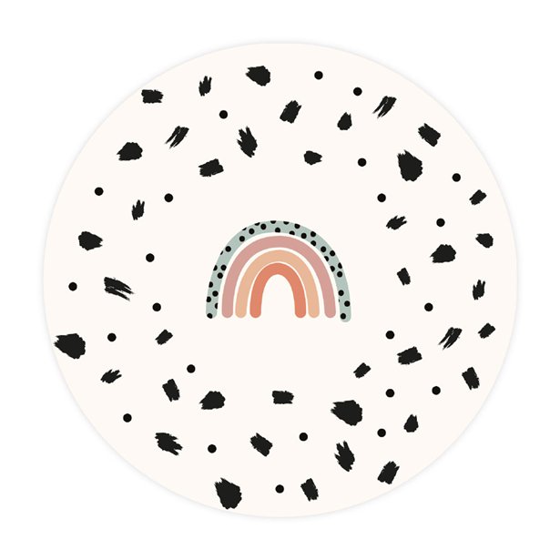 Boho Rainbow Cupcake Cases - 5cm (75pk)