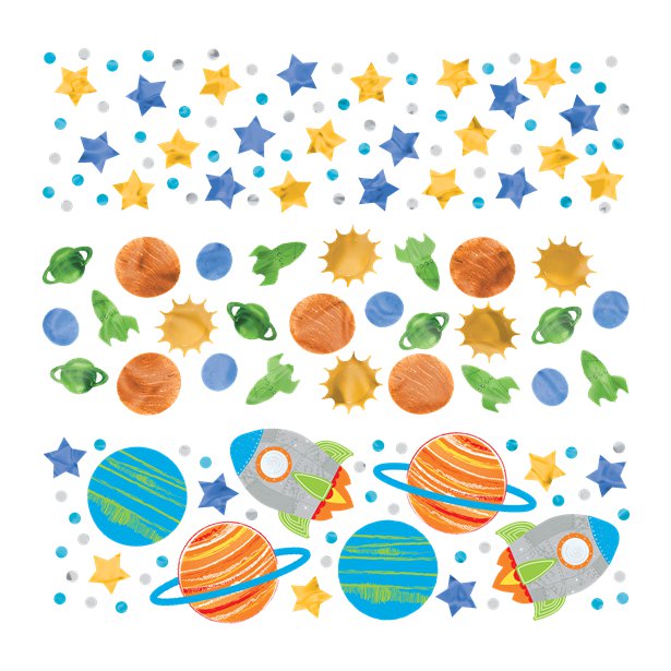 Blast Off Birthday Confetti (34g pack) – product image 2