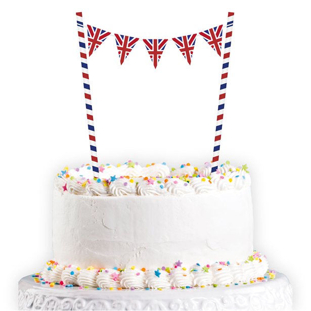 Union Jack Cake Bunting - 22cm x 19xm – product image 1