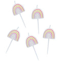 Rainbow Candles (5pk) – product image 1