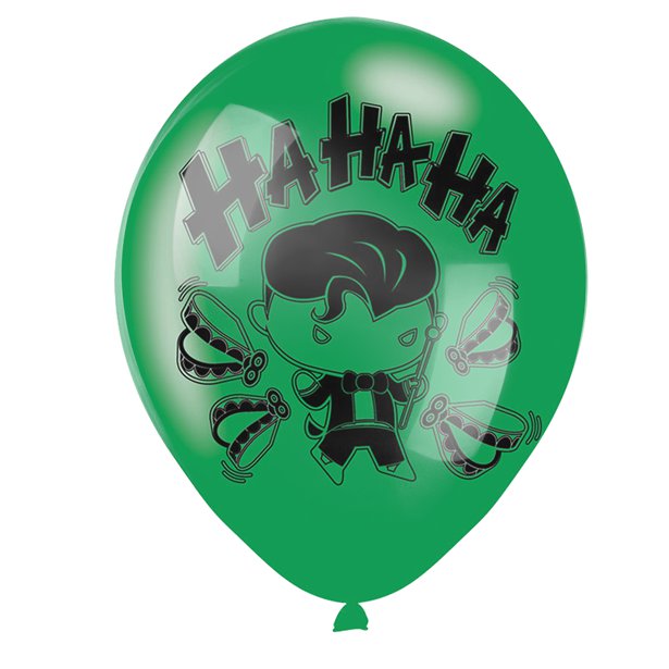 Batman & Joker Balloons - 11" Latex (6pk) – product image 4