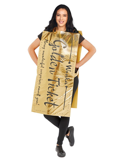 Roald Dahl Golden Ticket - Adult Costume