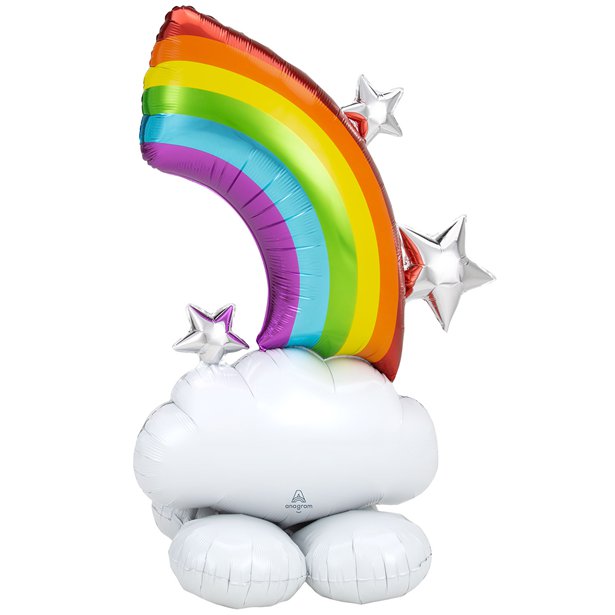 Rainbow AirLoonz Air Fill Foil Balloon - 52" – product image 2