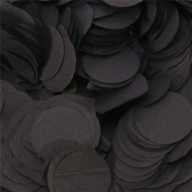 Black Paper Confetti (100g bag)