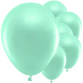 Mint Green Metallic Balloons - 12" Latex (10pk) – product image 1