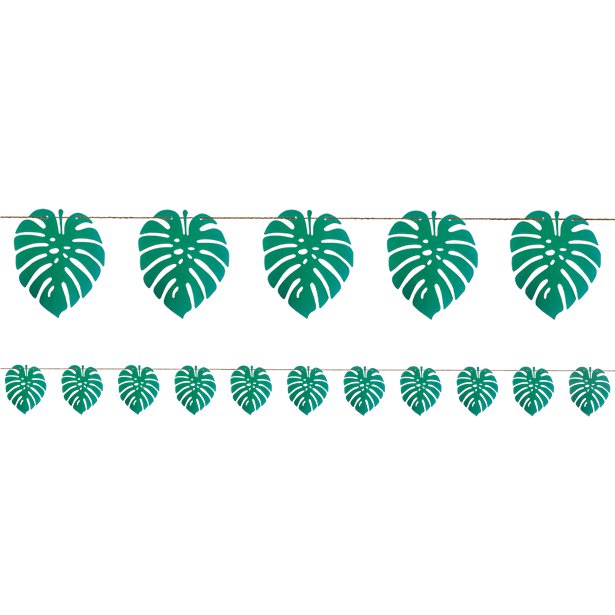 Palm Leaf Paper Banner - 5.48m – product image 1