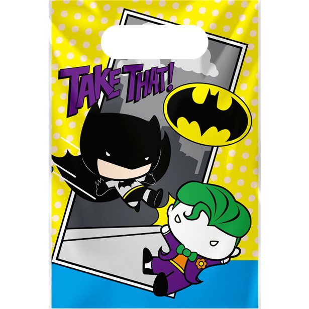 Batman & Joker Paper Lootbags (8pk)