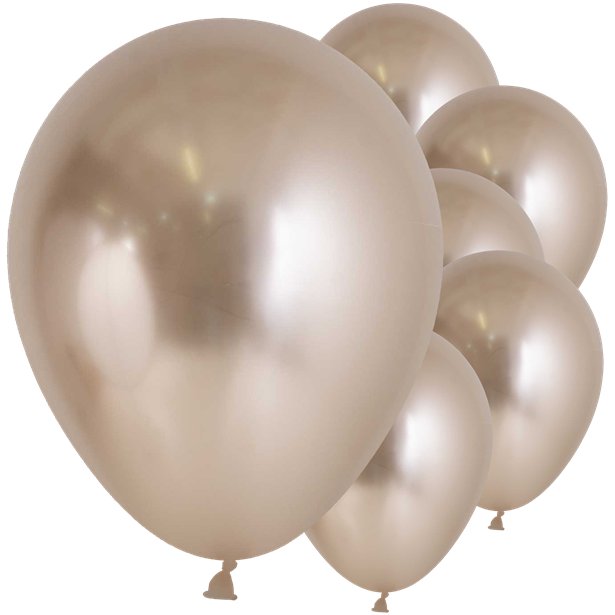 Reflex Champagne Latex Balloons - 12" (50pk) – product image 1